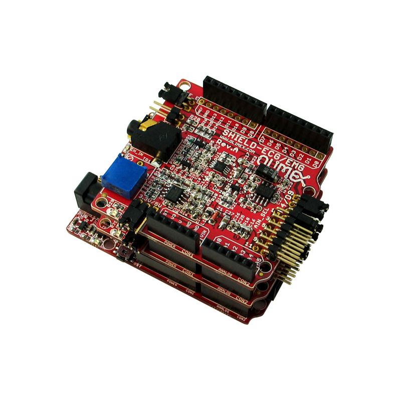 SHIELD-EKG-EMG Arduino EKG EMG Sensor Shield Biofeedback Board 3.3V/5V