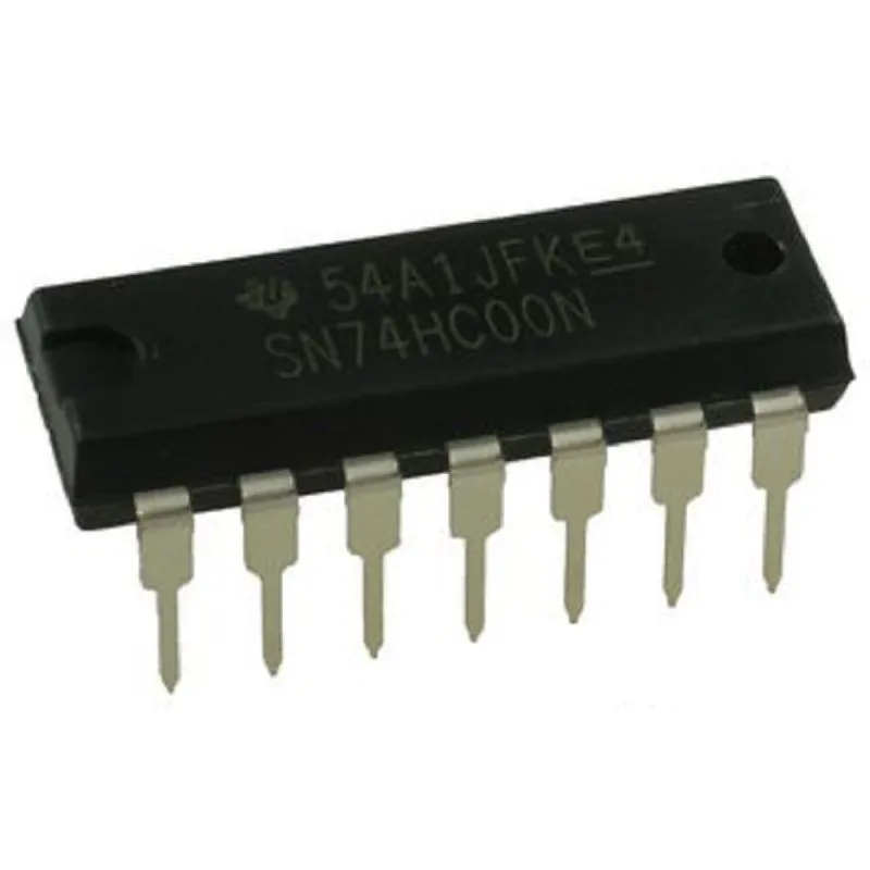 SN74LS00N, Quad 2-Input NAND Gate Logic IC 5V - 14-Pin PDIP