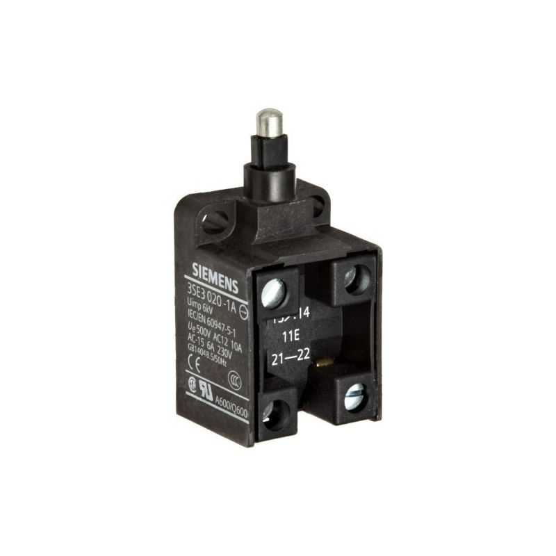 020-2, Snap-Action Limit Switch, Panel Mount Package