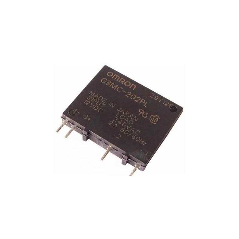 G3MC-202PL-VD-2 Solid State Relay, 12VDC Input, 240VAC Output, 2A, PCB Mount