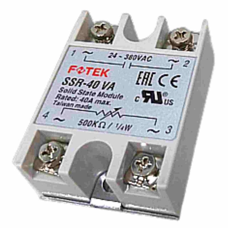 SSR-75DA Solid State Relay, 4–32VDC Input, 24–380VAC Output, 75A