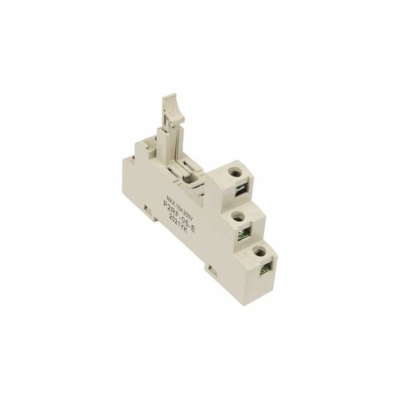 P2RF-05-E, 5-Pin Relay Socket, DIN/Surface Mount