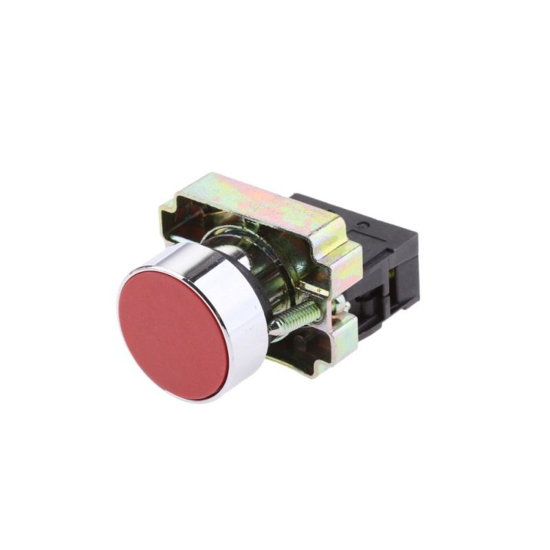 ZB2-BE102C, Red Push Button Switch – 1NC Contact, 10A, 600V