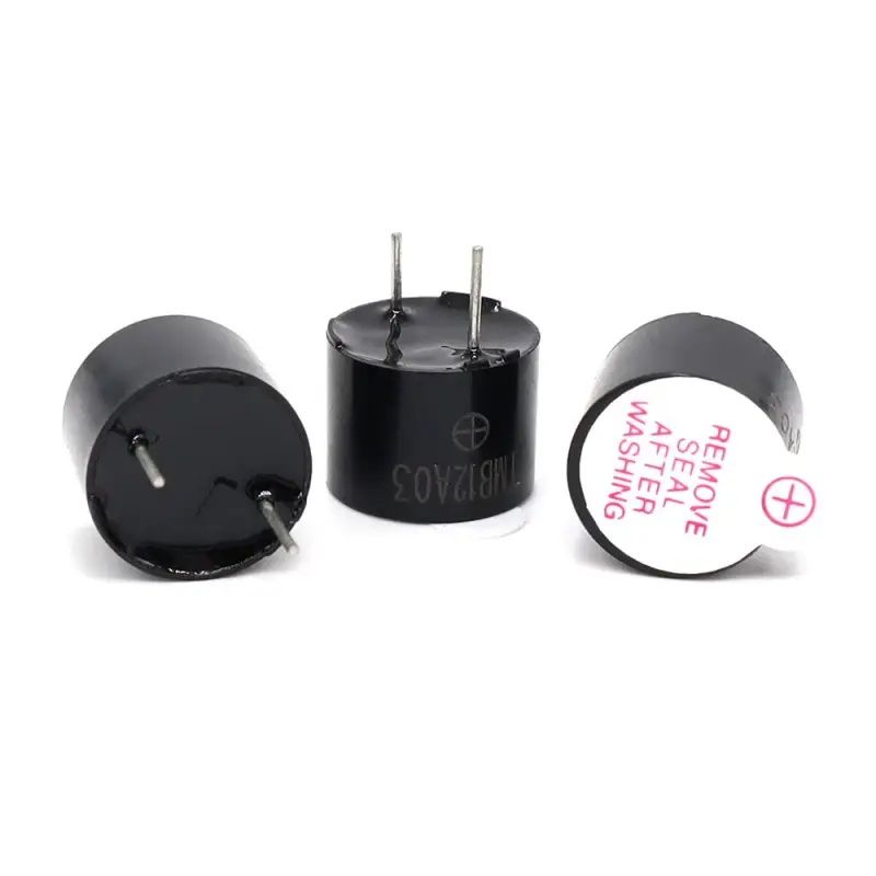 TMB‑12A03 Active Magnetic Buzzer – 3 V DC, 12 mm Diameter, PCB Mount Piezo Indicator