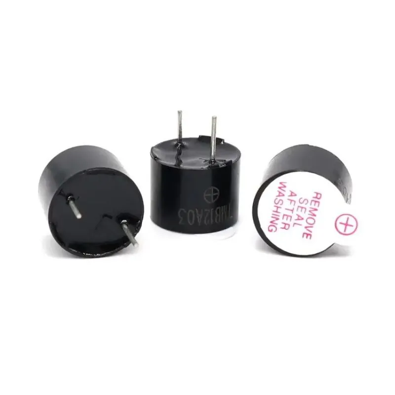 TMB‑12A03 Active Magnetic Buzzer – 3 V DC, 12 mm Diameter, PCB Mount Piezo Indicator