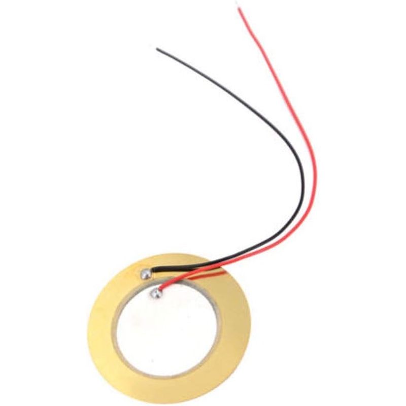 BUZ PIEZO 35MM, Piezoelectric Buzzer Disc, Wire Leads