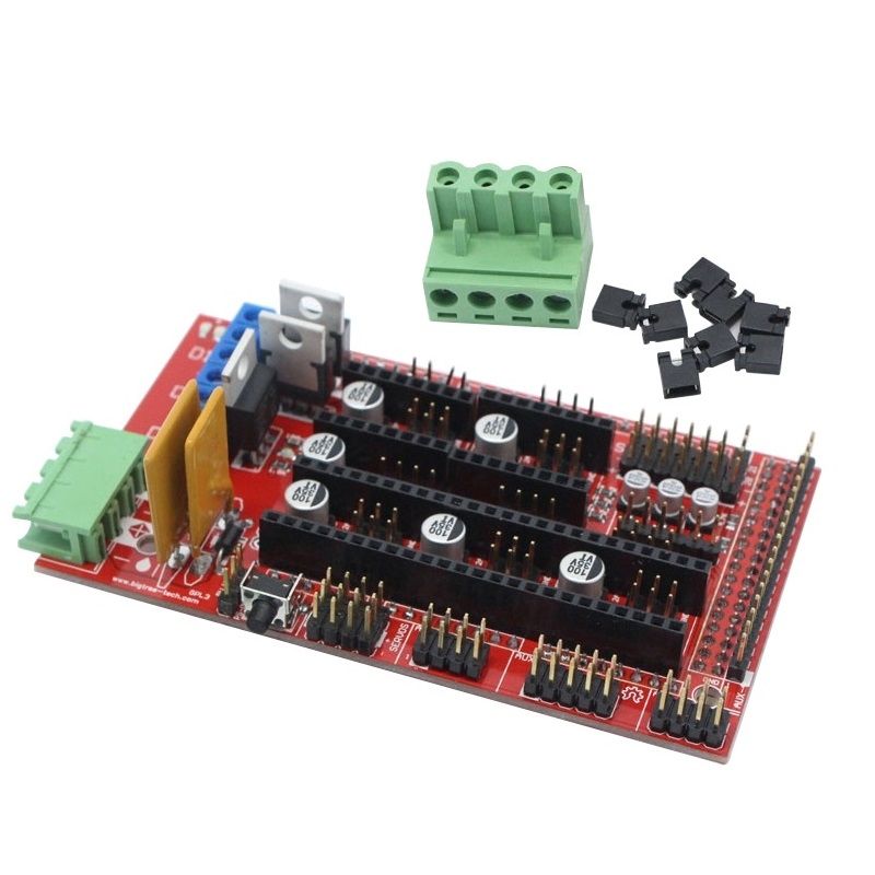 2B2A1A1B, 3D Printer Control Board, Stepper Driver Support, Multiple Extruder Control