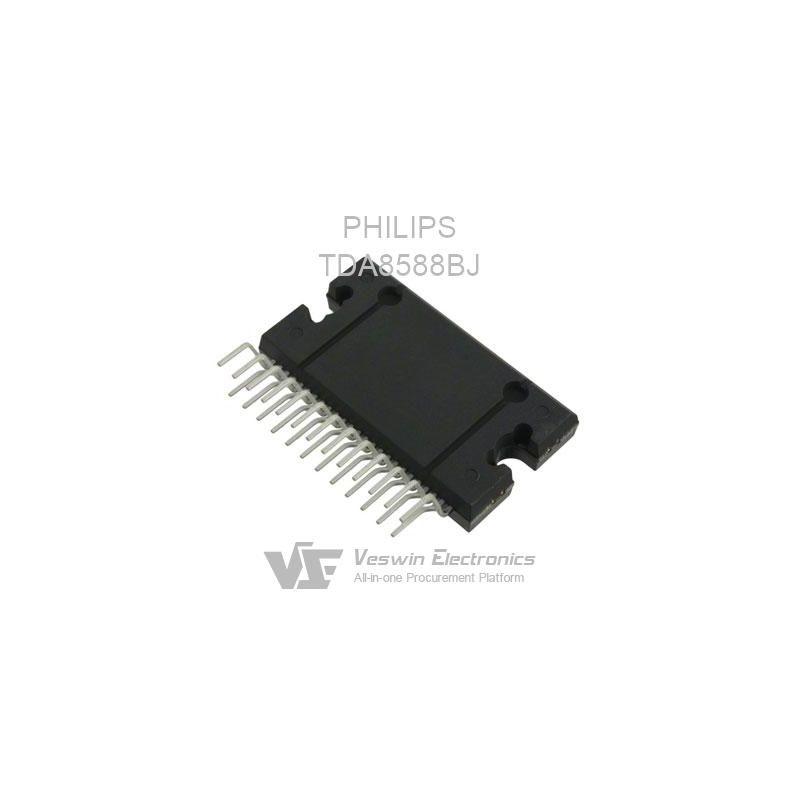 TDA8588BJ,I²C Controlled 4 x 50W Power Amplifier with Voltage Regulators,SMD