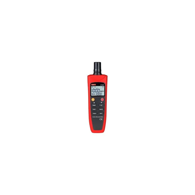 UNI-T UT337A Digital Carbon Monoxide Meter – Portable CO Gas Detector with Real-Time Concentration Display, Dual Alarms & Self-Calibration