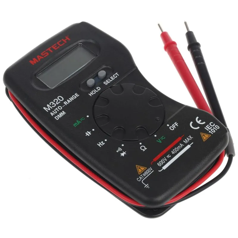 M320 - Pocket Digital Multimeter, Digital Display