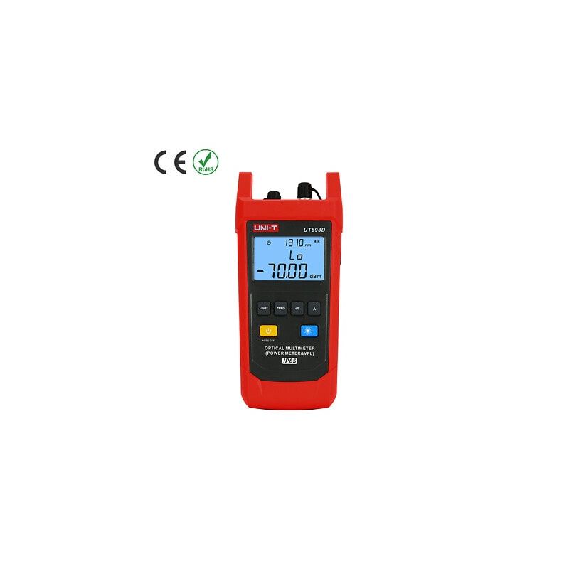 Uni‑T UT693D Optical Multimeter, Fiber Optic Power Meter + Visual Fault Locator, SC Interface, 850–1625 nm Wavelength Range