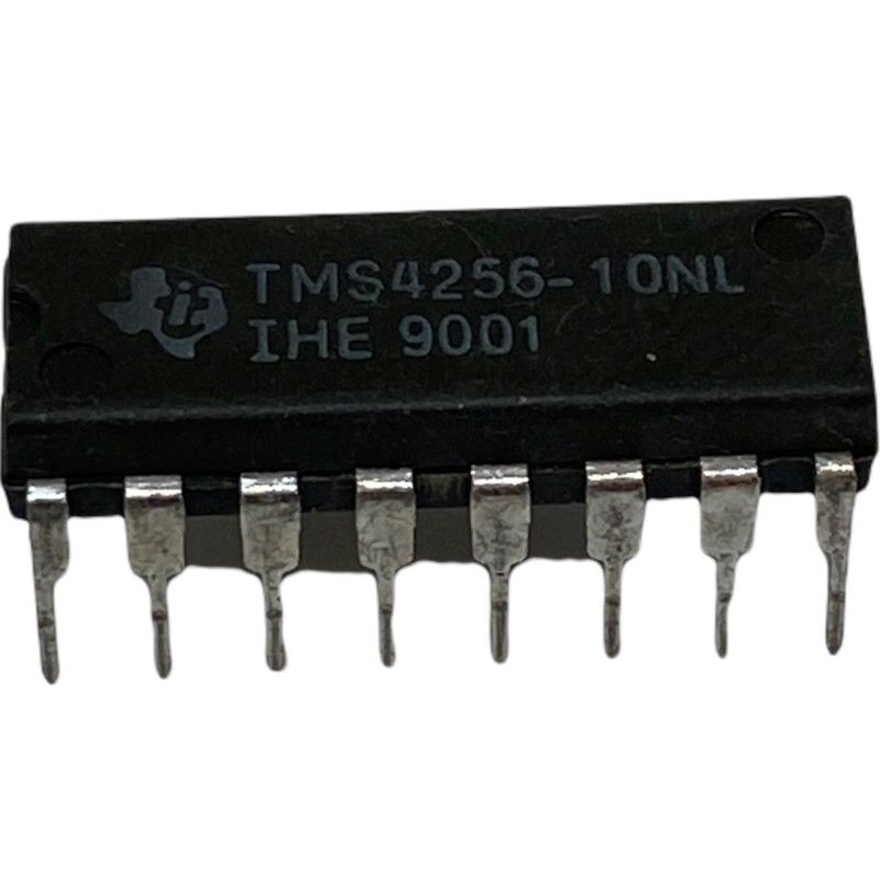 TMS4256-10NL, 256Kbit (256K x 1) NMOS Dynamic RAM,DIP-16