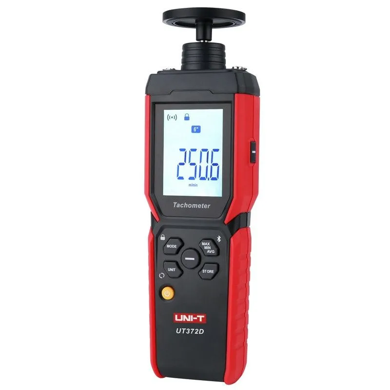UNI‑T UT372D 2‑in‑1 Contact & Non‑Contact Tachometer