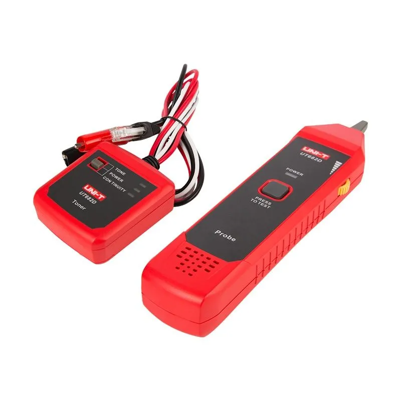 UNI‑T UT682D Wire Tracker and Cable Locator – Ethernet & Telephone Line Tester with Tone Generator