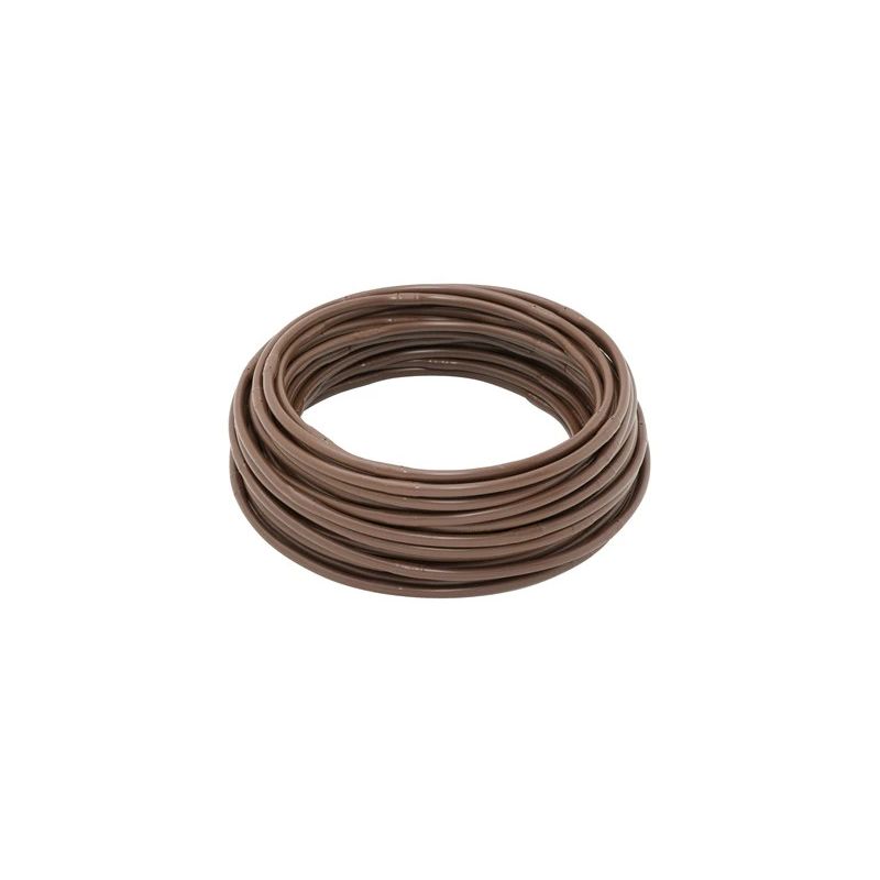 Besomi 100m Brown Hookup Wire - 20 Strands of 0.13mm TC, PVC Insulated, 1.25mm OD