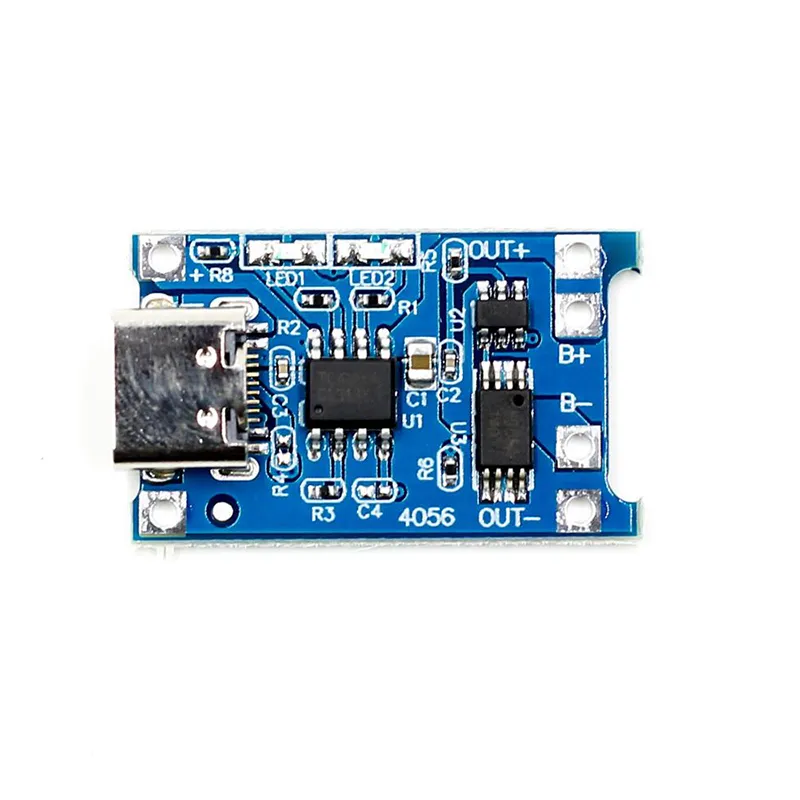 TP4056, Lithium Battery Charger Module Type-C Lithium Battery Charger Module, 1A