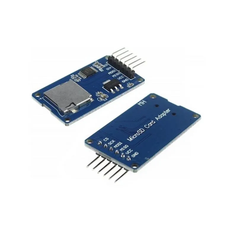 MicroSD Card Module Adapter for Arduino – SPI Interface, 3.3 V Level Shifting, Microcontroller Compatible