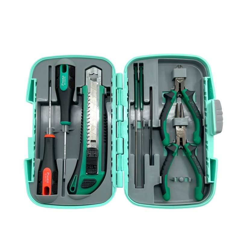 PK-301, Mini Household Tool Kit (9 pcs), Pro'sKit, Compact Case