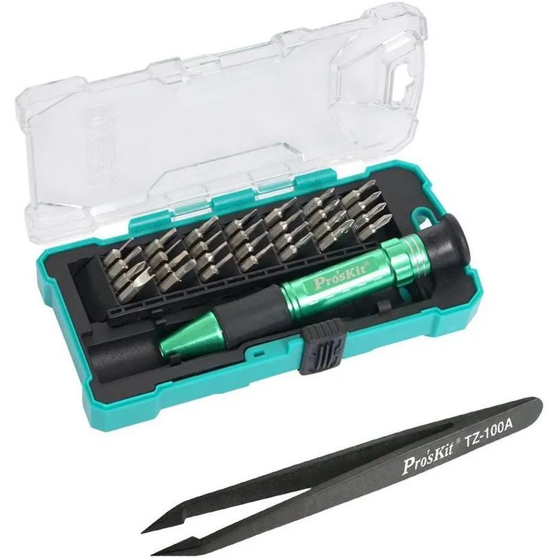 SD-9608, 30-in-1 Precision Screwdriver Set, Aluminum Handle