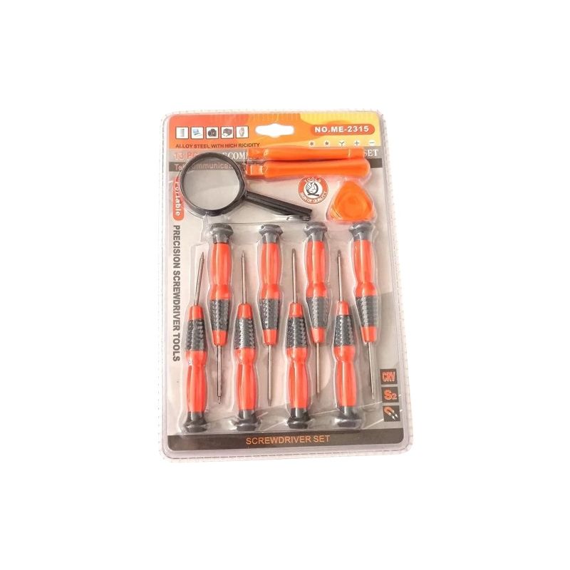 ME-2315, 13-Piece Precision Screwdriver Set, Multi-Tool Kit