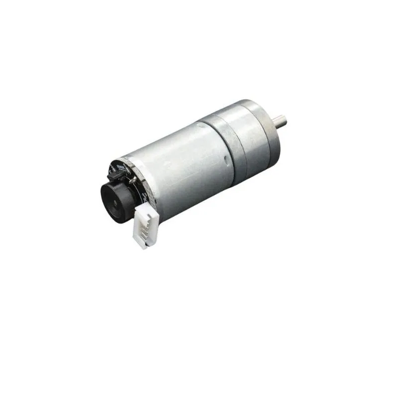Metal DC Geared Motor w/Encoder - 6V 300RPM 3.6Kg.cm
