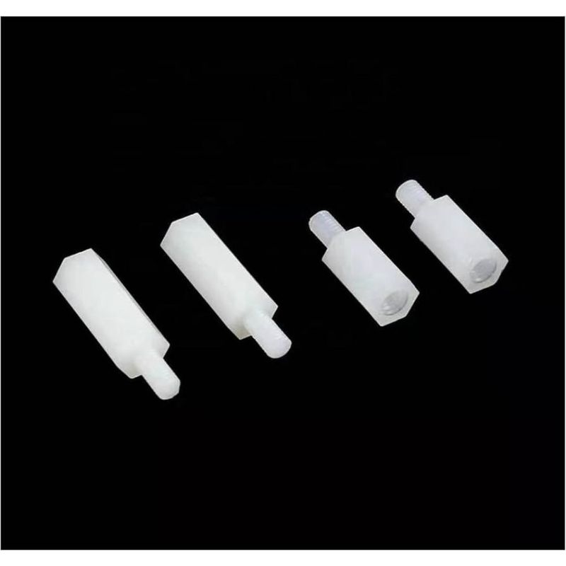 Snap-Fit PCB Spacer, Plastic, M3 Female Thread, 25 mm Length, Non-Conductive Standoff