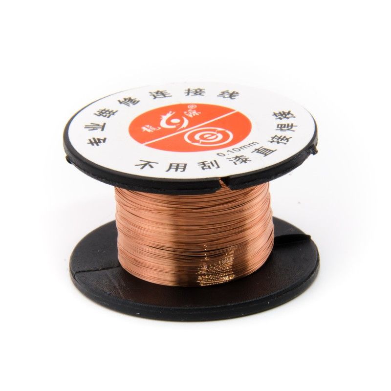 0.10 mm Enameled Copper Wire – Magnet Wire for Coils, Transformers, and Motor Winding