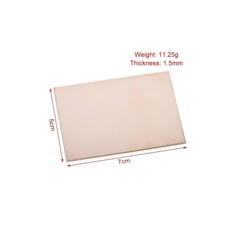 Copper Clad Laminate PCB Circuit Board,5x7cm,Single-Sided