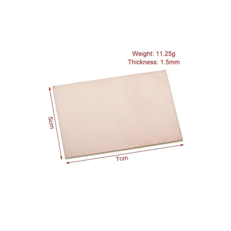 Copper Clad Laminate PCB Circuit Board,5x7cm,Single-Sided