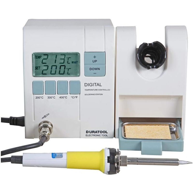 D00675, Temperature Controlled Soldering Station, 48W, 230V, UK Plug