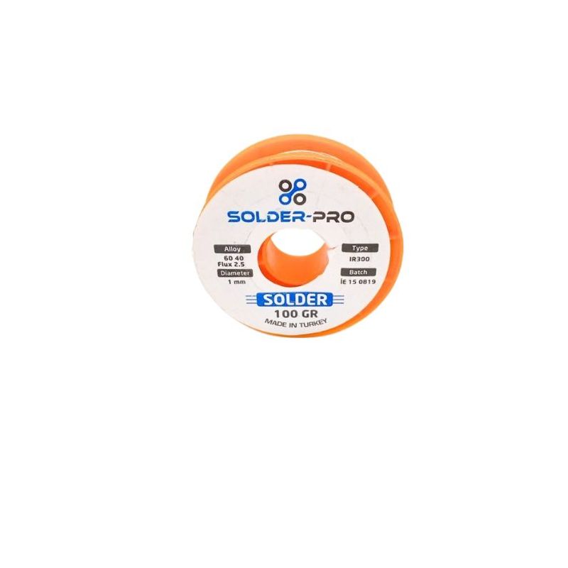 Solder-Pro Solder Wire, 60/40,1mm,100g