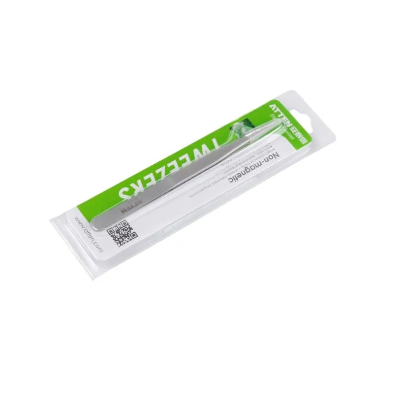 AT-111, Stainless Steel Tweezers, 140mm