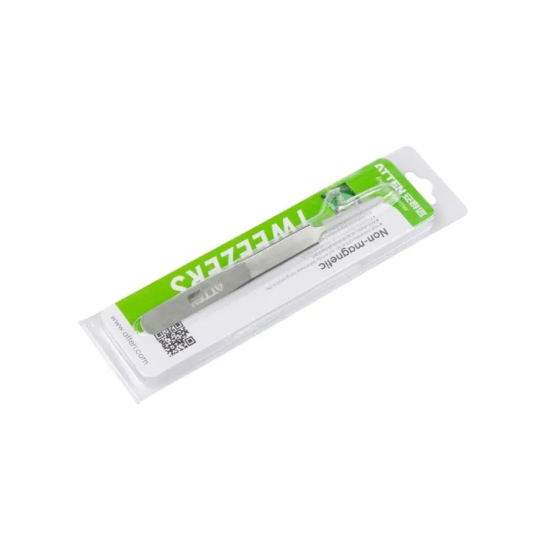 AT-113, Stainless Steel Tweezers, 110mm