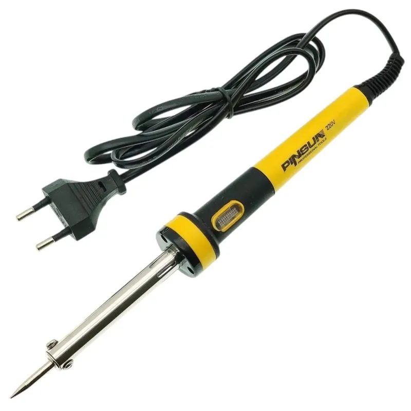 Soldering Iron with Stand, Pinqua Brand, Fixed Temperature, 220VAC,40W