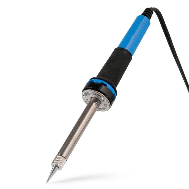 Solomon SR‑965B Pen-Type Soldering Iron, 40 W 230 VAC, Conical Tip for Precision Electronic Soldering