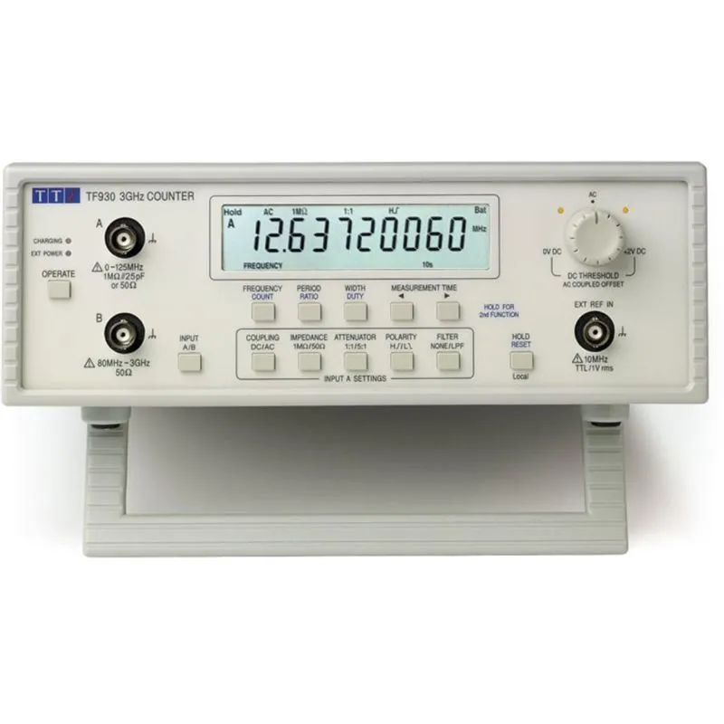 TF930 Frequency Counter 0.001Hz to 3GHz 10 Digits 15 mVrms TF900 Series