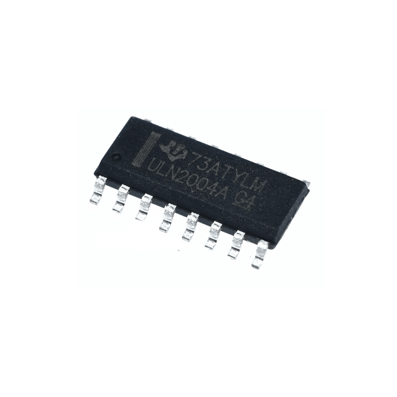 ULN2004A-SMD ,High Voltage High Current Darlington Transistor Array - 50V Maximum Collector-Emitter Voltage, 500mA Collector Current,SO-16