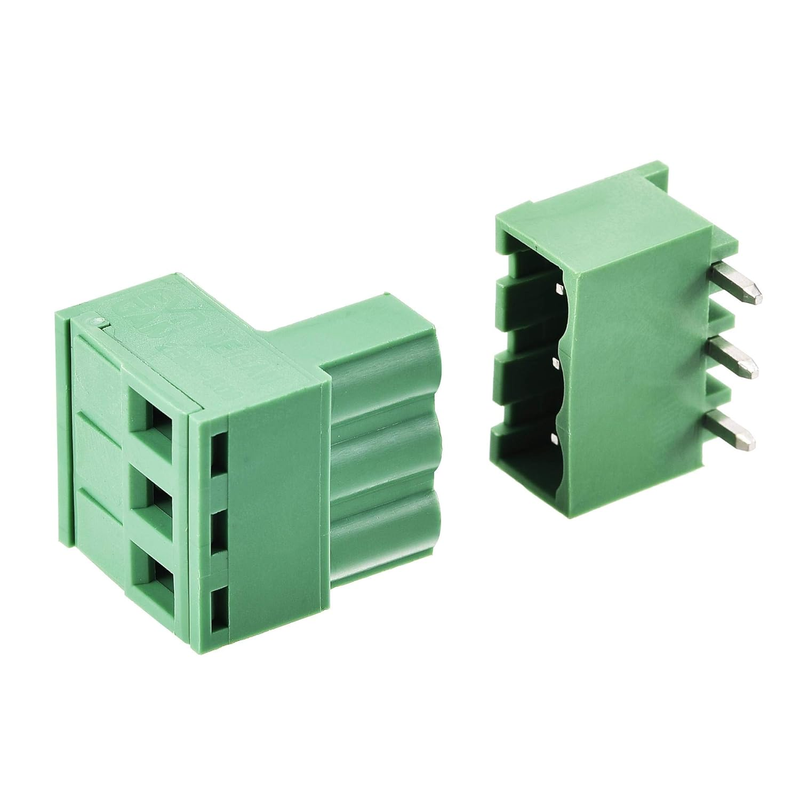 2EDGK,Terminal Connector Set,5.08mm,3-Pin,M/F,Right Angle 