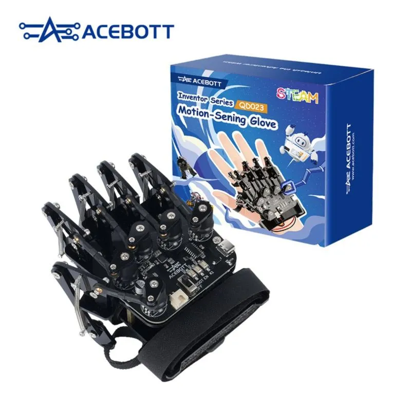 ACEBOTT ESP32 Motion-Sensing Glove | Supports Arduino, ACECode & Python Programming | For Robot Kit Control