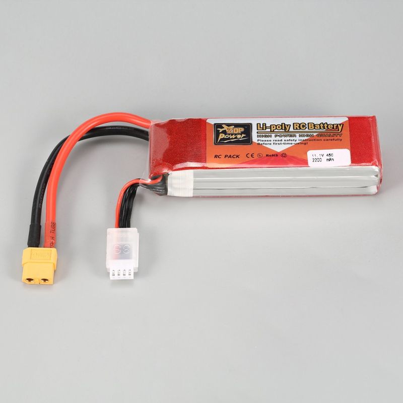 Zop Power 11.1V, 2200mAh, 45C Li-Po Battery
