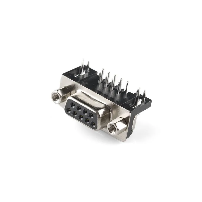 DB9,PCB Mount Connector,9-Pin,D-Sub,F