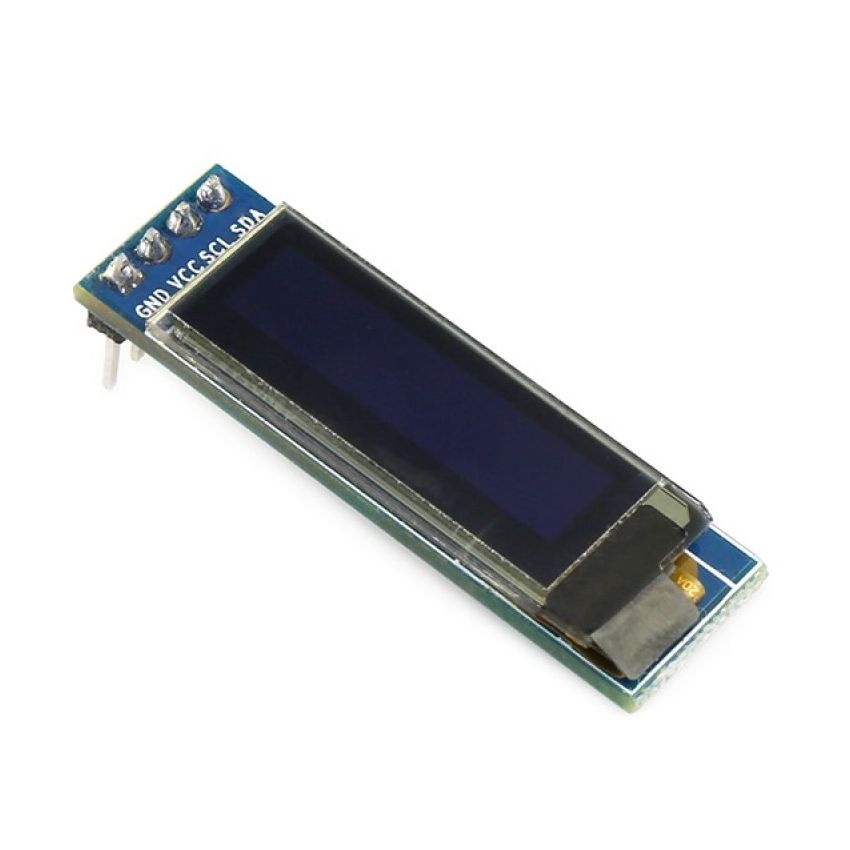OLED 0.91 Inch Display Module 128x32 Resolution  I2C Interface, 4 Pins, 3.3V-5V