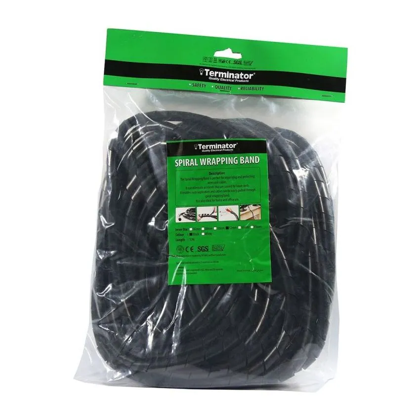 TCWB 10 CABLE WRAP BLACK 10