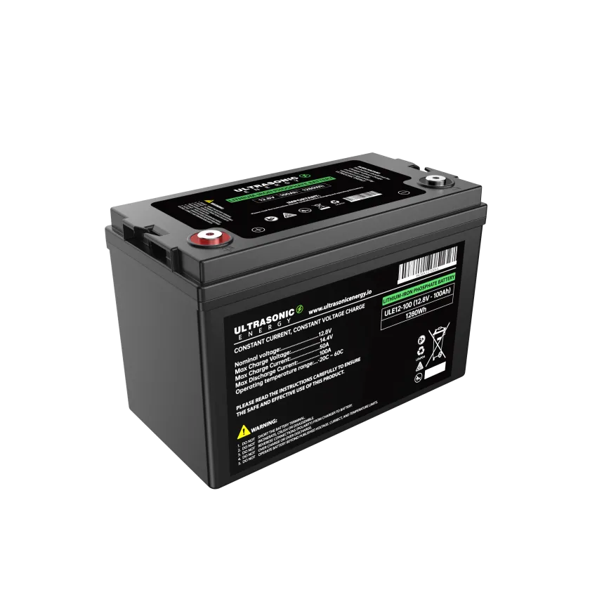 ULE12-100 LiFePO4 Battery VOLTAGE: 12.8V CAPACITY: 100AH