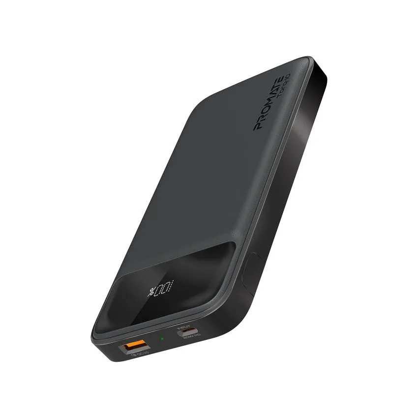 Promate USB C Power Bank Ultra-Slim 10000mAh