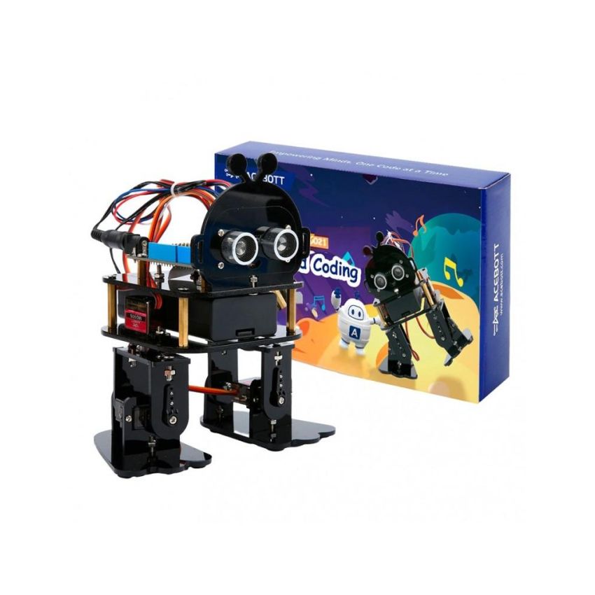 ACEBOTT Bionic Biped Robot Kit with ESP32 Controller Board | Supports Arduino, ACECode & Python Programming | For Home & K-12 Classroom STEM Education (without Battery)