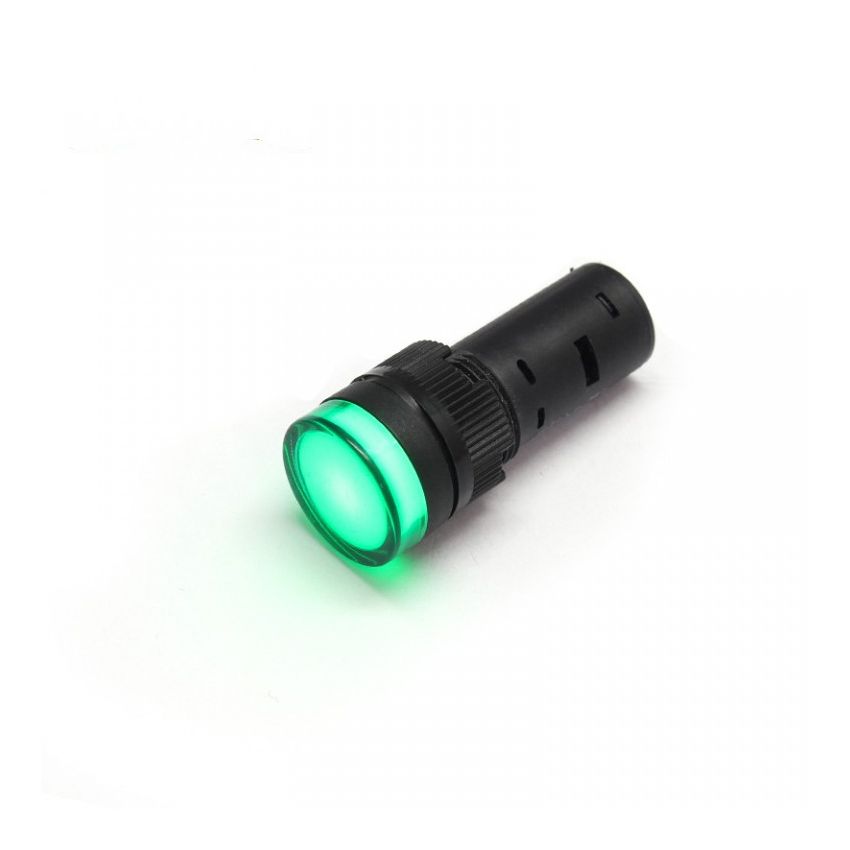 Indicator, 16mm Green, 24V, High Visibility