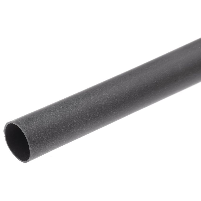Black Heat Shrink Tubing sleeve diameter 6 mm Brand TE Connectivity