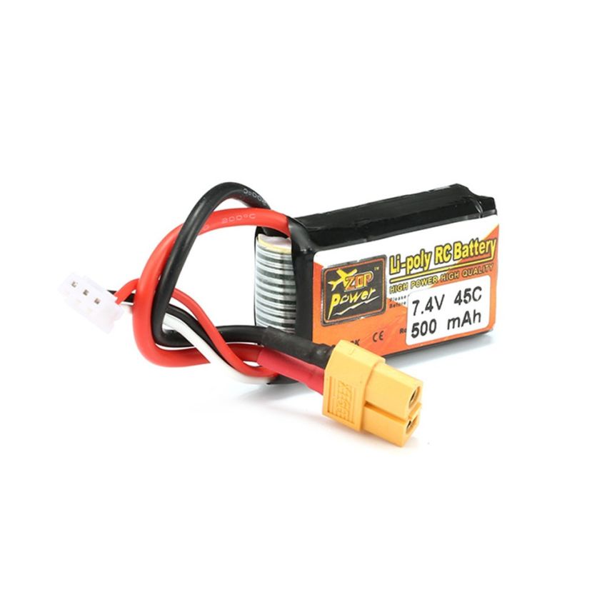 1S Li-Po Battery 95C, 500mAh, 3.7V