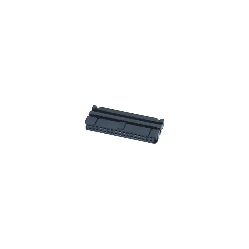 IDC Connector,2.54mm,F,34-Pin,Angled